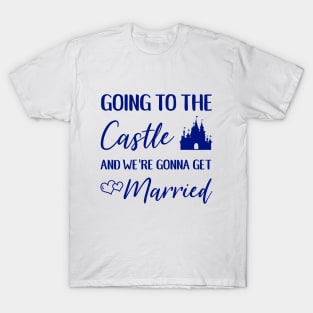 Going to the Castle - Blue T-Shirt